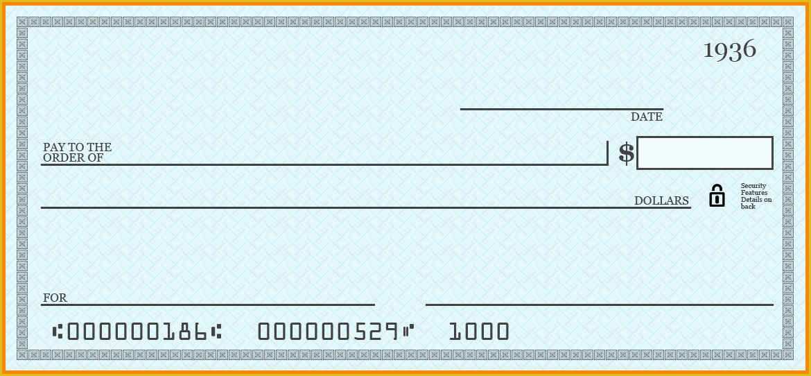 Free Editable Cheque Template Of 12 Editable Blank Check Template