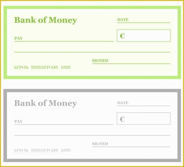 Free Editable Cheque Template Of Blank Check Template – 30 Free Word Psd Pdf & Vector