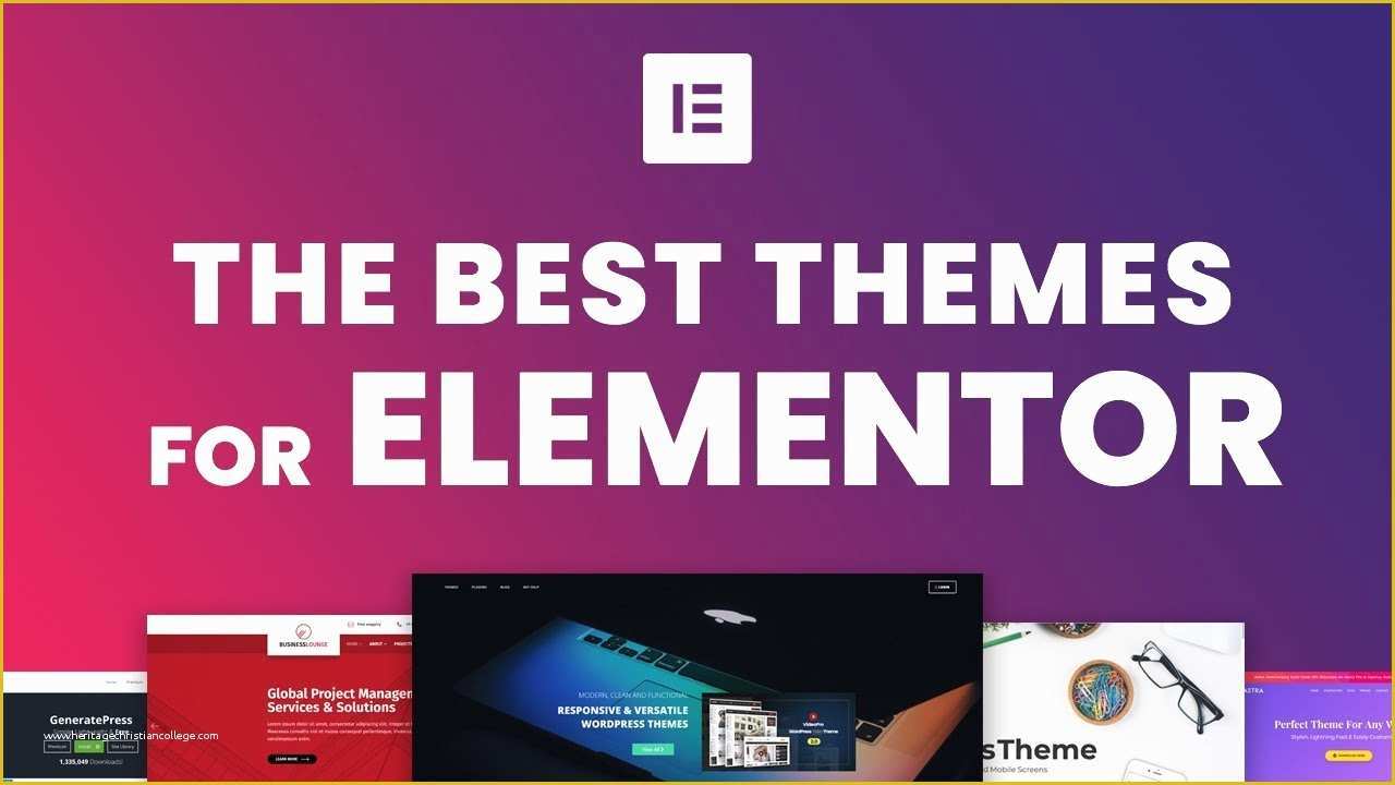Free Elementor Templates Of Best Wordpress themes for the Elementor Page Builder 2018