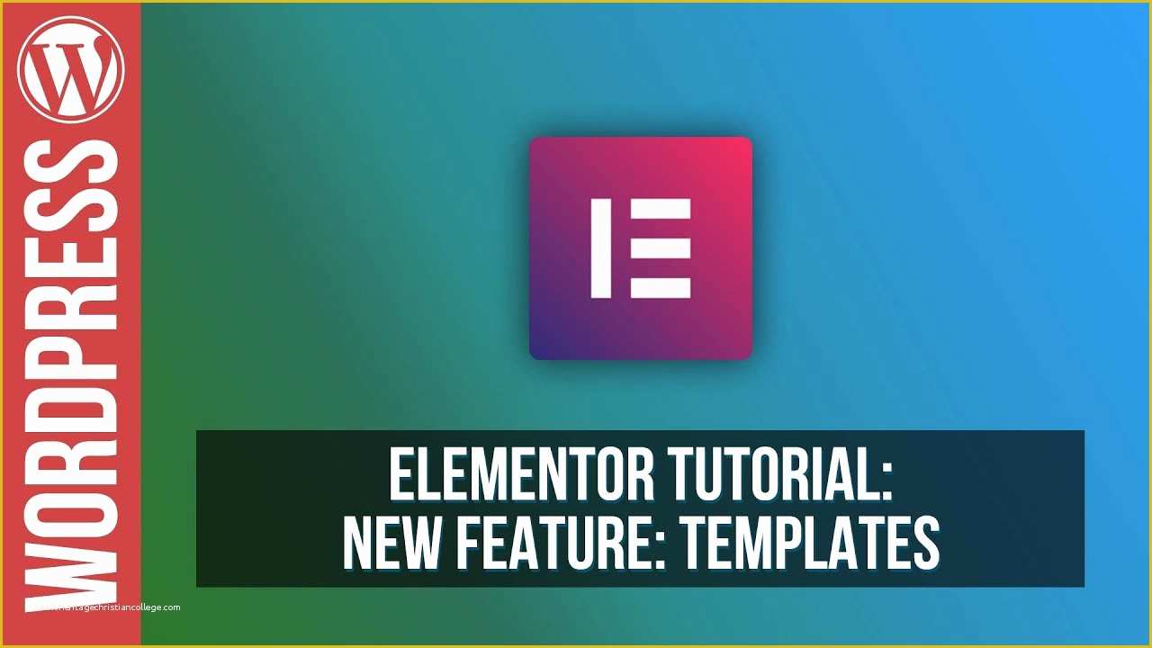 Free Elementor Templates Of Elementor for Wordpress Templates Tutorial