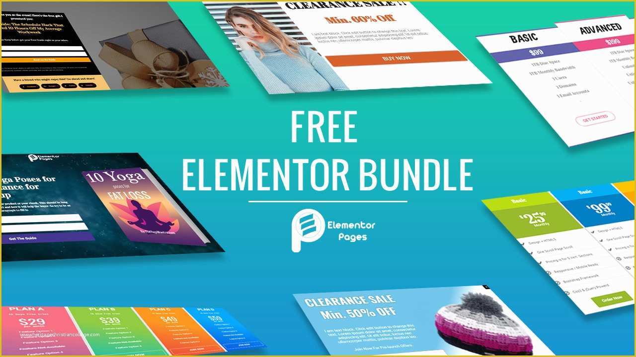 Free Elementor Templates Of Elementor Template Free V1 Elementor Pages