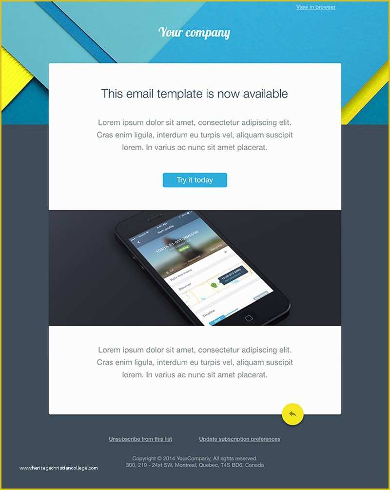 Free Email Marketing Templates Of 20 Free Business Newsletter Templates to Download Hongkiat