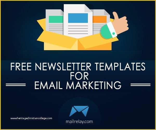 Free Email Marketing Templates Of Free Newsletter Templates for Email Marketing