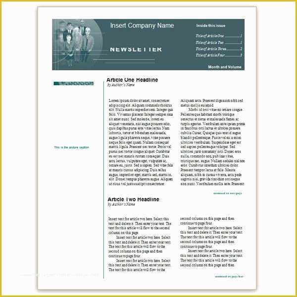 Free Email Newsletter Templates Word Of where to Find Free Church Newsletters Templates for