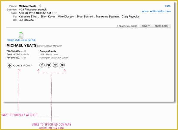 Free Email Signature Templates for Gmail Of 45 HTML Email Signatures – Download & Use Instantly