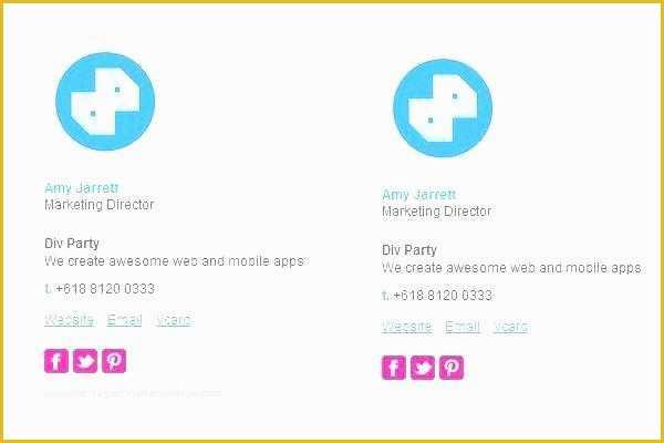 Free Email Signature Templates for Gmail Of Outlook Signature Template Examples Email Signature