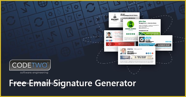 Free Email Template Creator Of Free Email Signature Generator with Templates