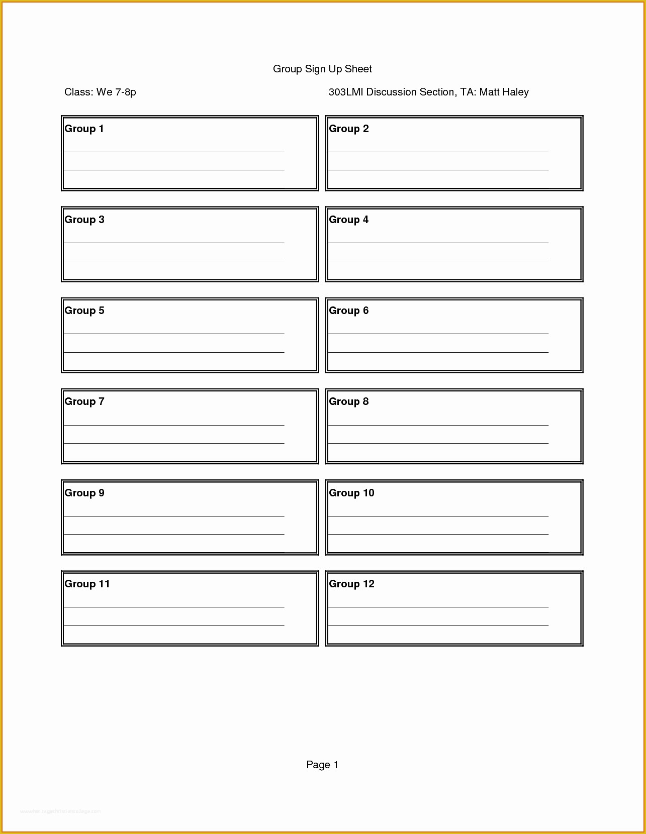 Free Email Templates Of Blank Sign Up Sheet Mughals