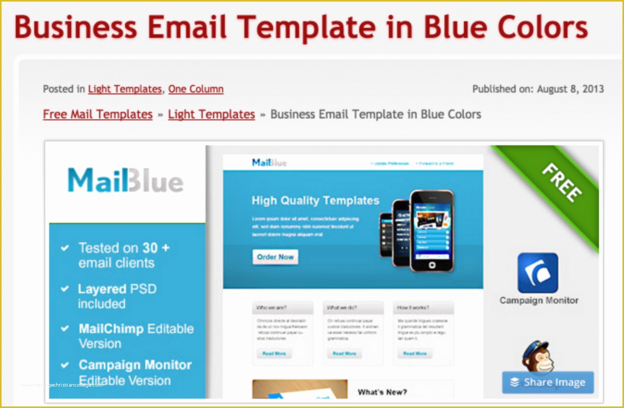 Free Email Templates Of Email Templates Free