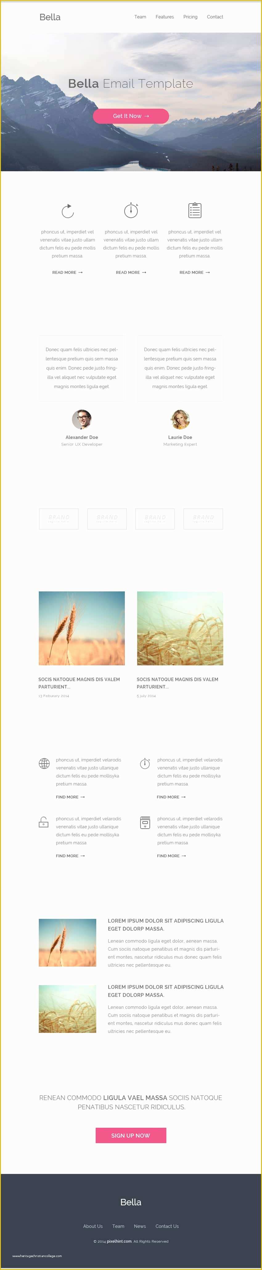 Free Email Templates Of Free Email Newsletter Templates Psd Css Author