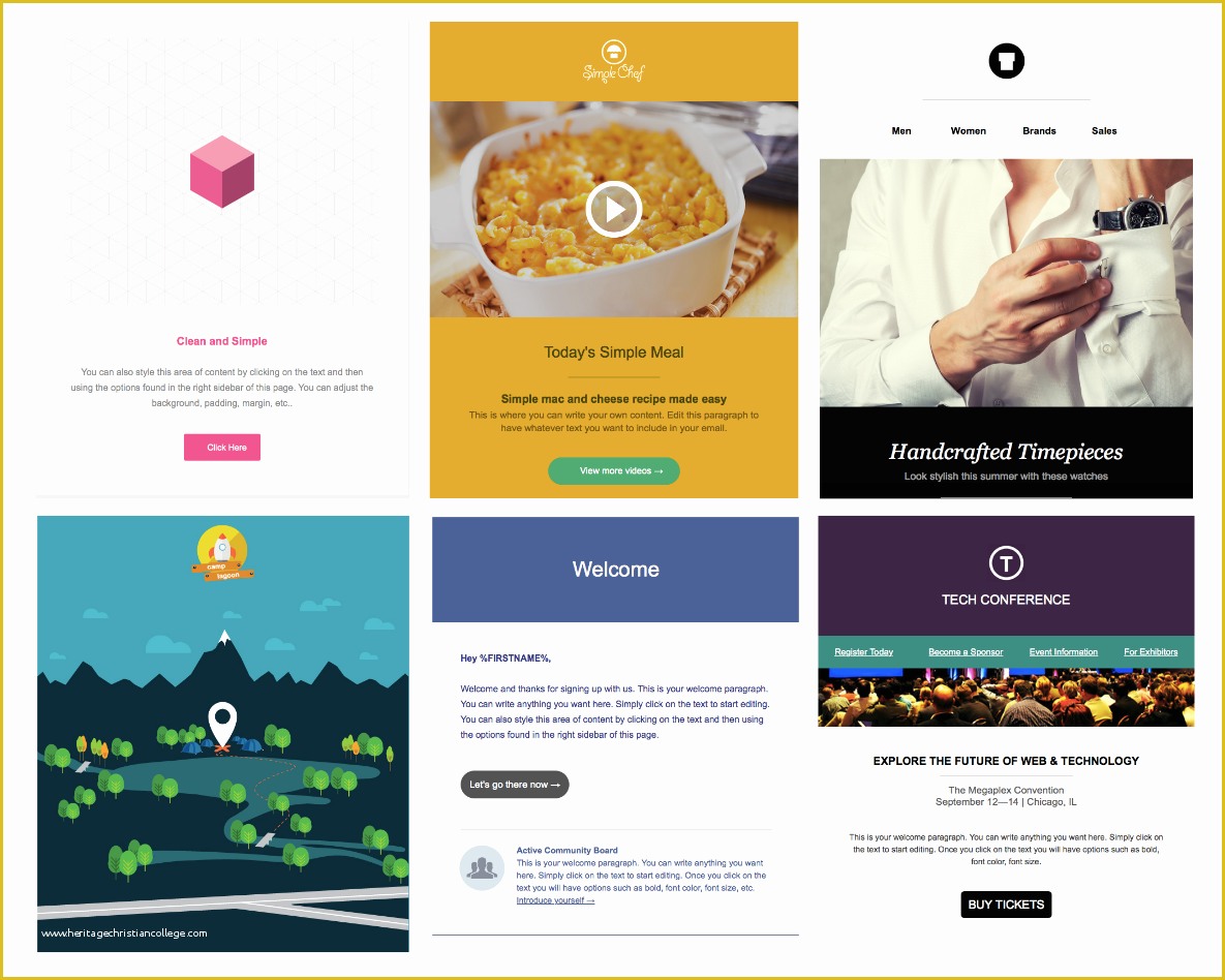 Free Email Templates Of We Just Added 6 New Email Templates
