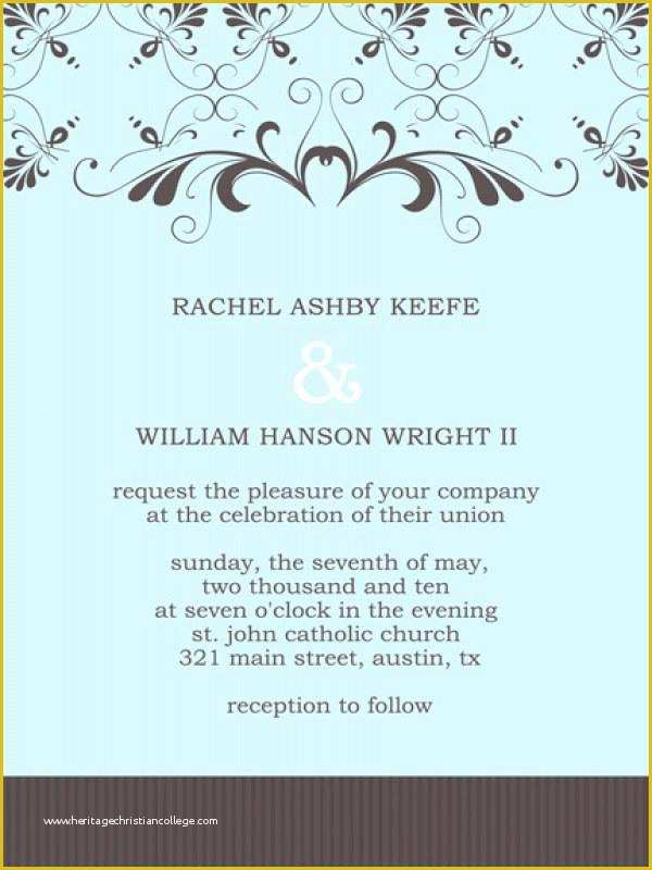 Free Email Wedding Invitation Templates Of Free Online Wedding Invitations – nordicbattlegroup