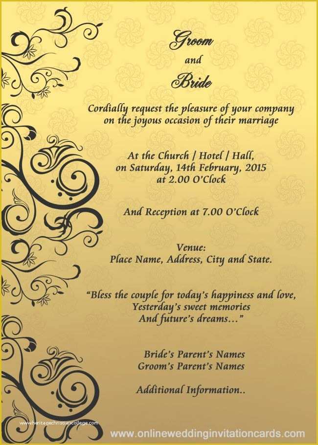 Free Email Wedding Invitation Templates Of Wedding Invitation Designs Templates Google Search
