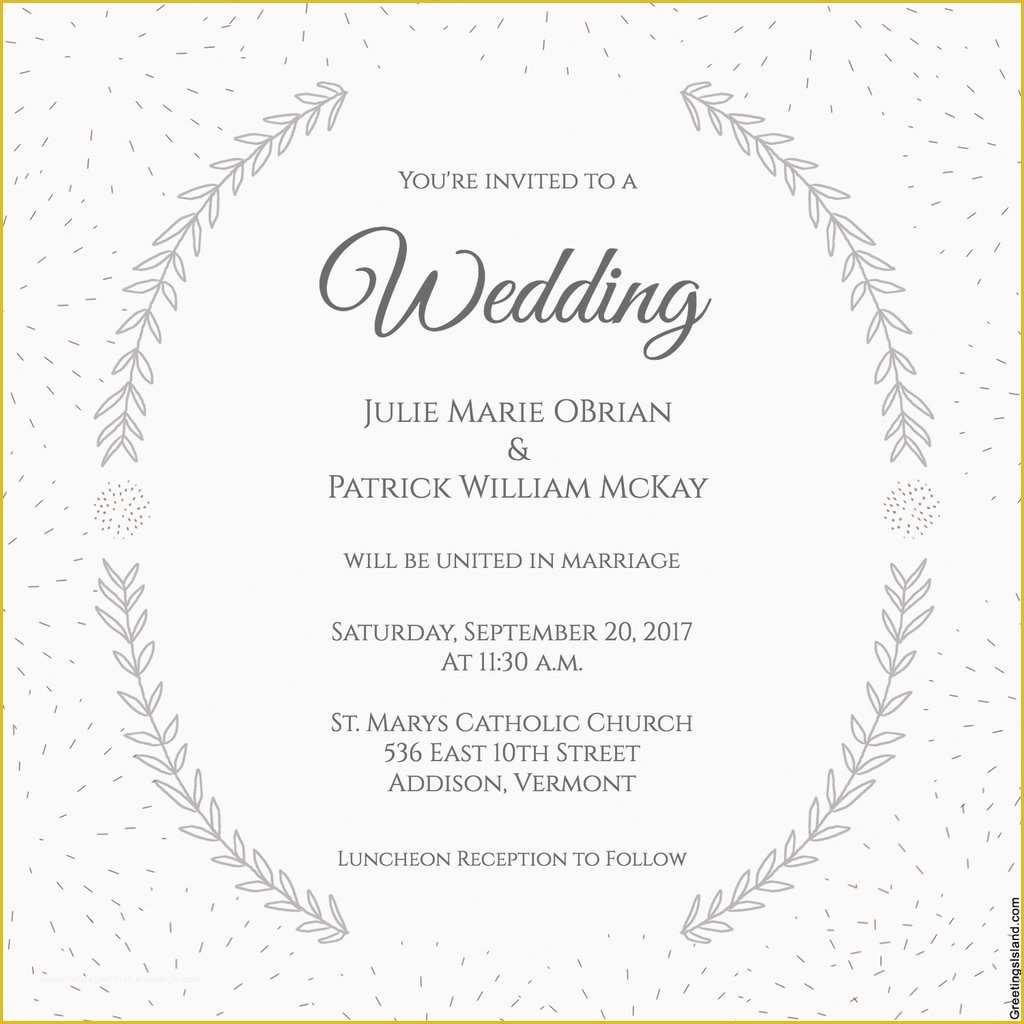 Free Email Wedding Invitation Templates Of Wedding Invitation Templates Free