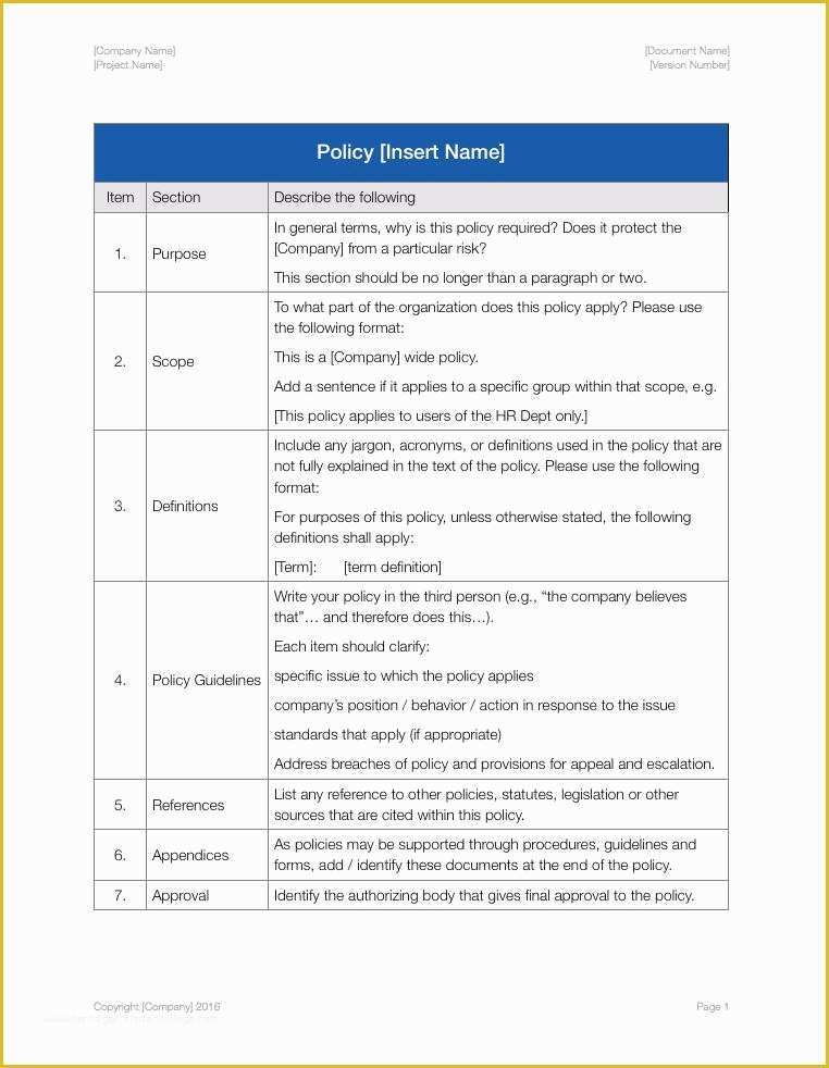 Free Employee Handbook Template Pdf Of Employee Handbook Template