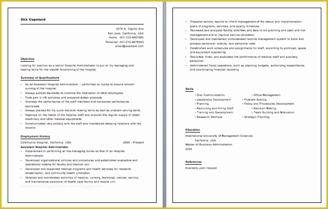 Free Emt Resume Templates Of Emt Resume Template