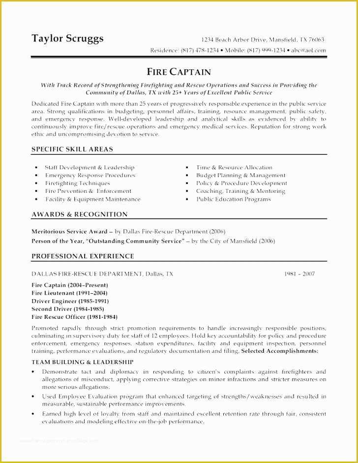 Free Emt Resume Templates Of Paramedic Cv Template Uk Resume Fire – Letsdeliver