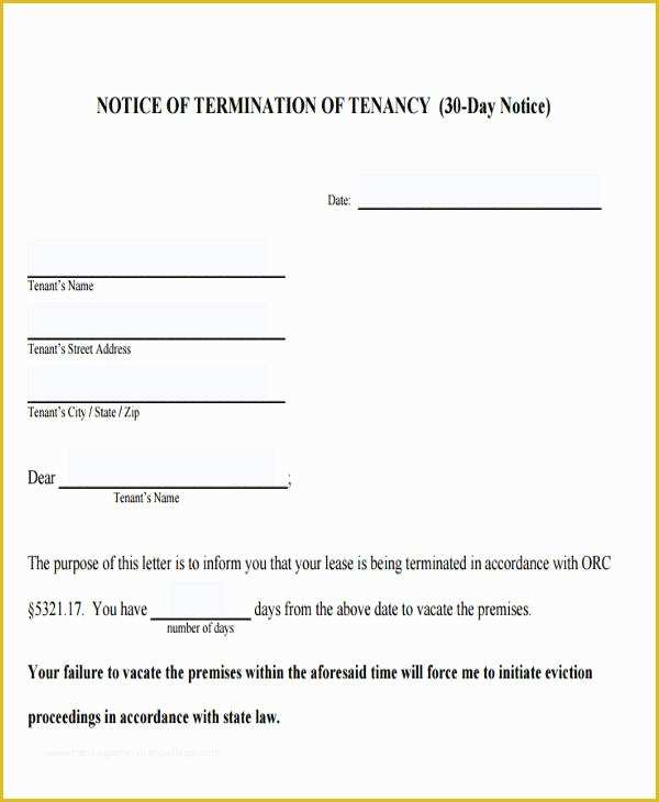 Free Eviction Notice Template California Of 31 Eviction Notice Templates