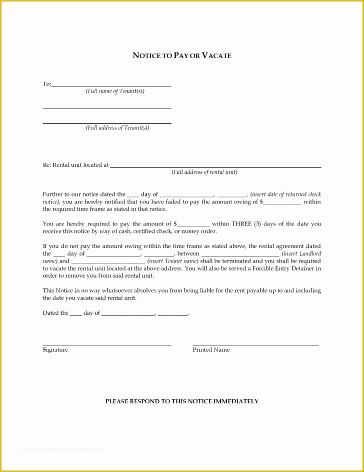Free Eviction Notice Template California Of Best Free Printable Eviction Notice Template