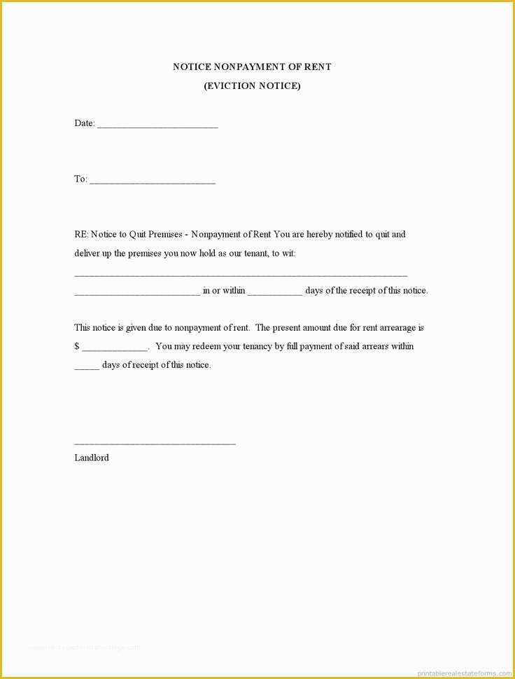 Free Eviction Notice Template California Of Free Printable Eviction Notice