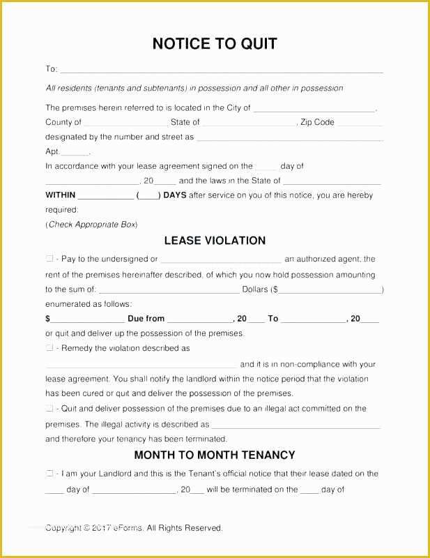  120 Day Notice To Sell California Template 