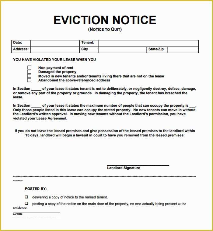 Free Eviction Notice Template Georgia Of 12 Free Eviction Notice Templates for Download Designyep