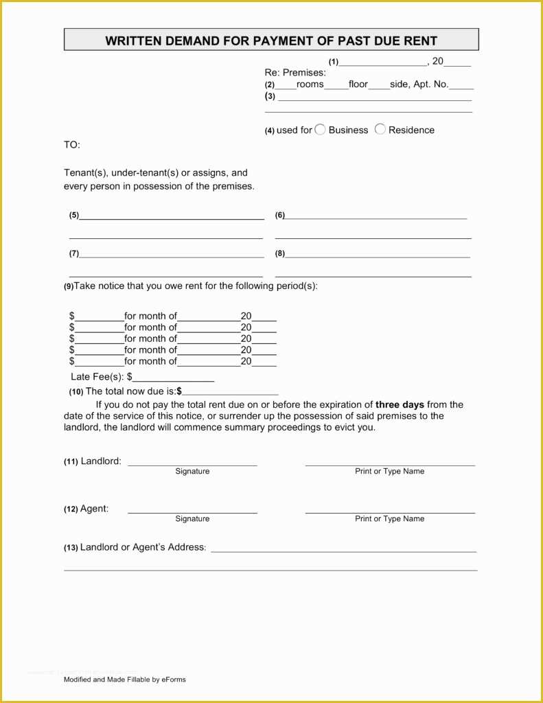 Free Eviction Notice Template Of 3 Day Eviction Notice Template