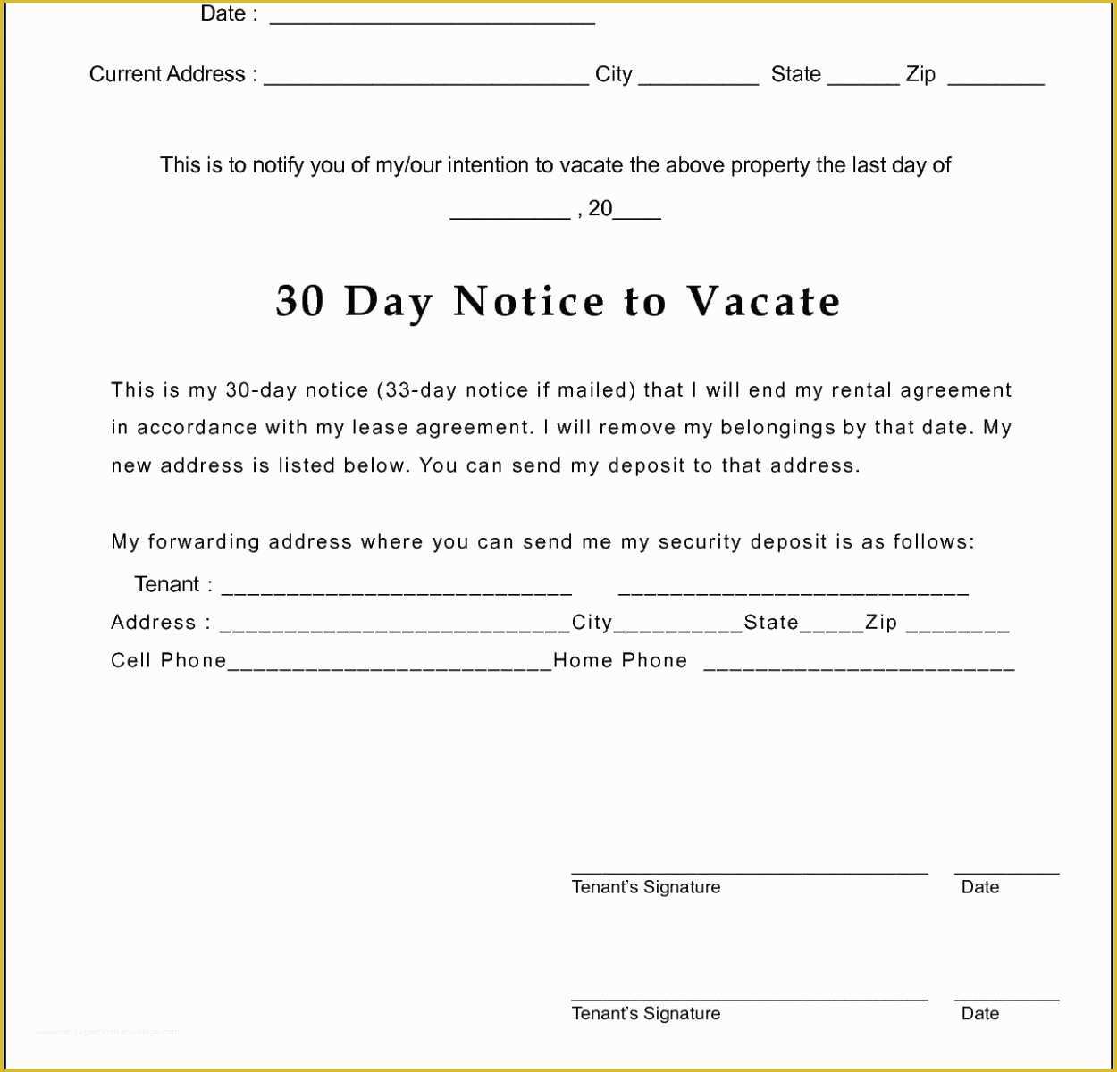 Free Eviction Notice Template Georgia Of Eviction Notice Letter Free Download – 6 Eviction
