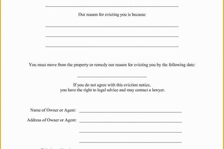 Free Eviction Notice Template Georgia Of Eviction Notice Template