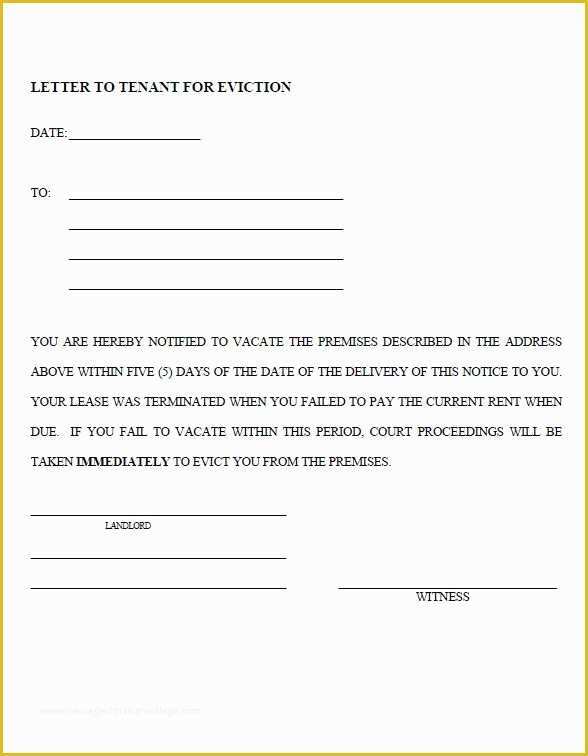 Free Eviction Notice Template Georgia Of Eviction Notice Template Pdf