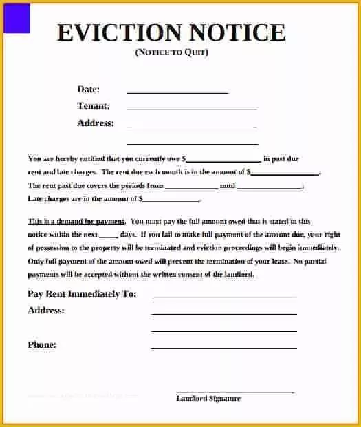 Free Eviction Notice Template Georgia Of Free Eviction Template Printable Eviction Notice Template
