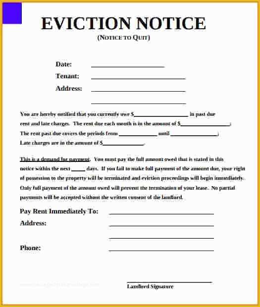 Free Eviction Notice Template Georgia Of Free Eviction Template Printable Eviction Notice Template