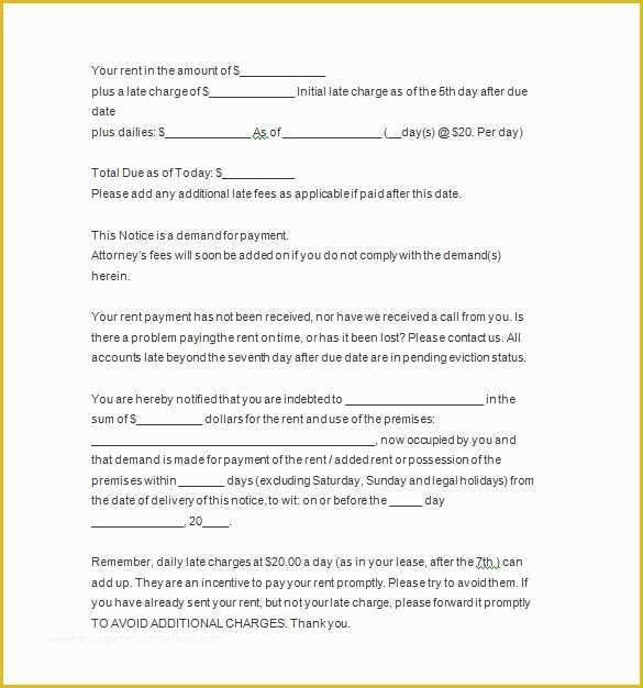 Free Eviction Notice Template Of 13 Sample Eviction Notice Templates Free Samples