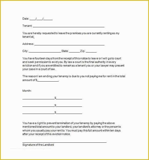 Free Eviction Notice Template Of 22 Sample Eviction Notice Templates Pdf Google Docs