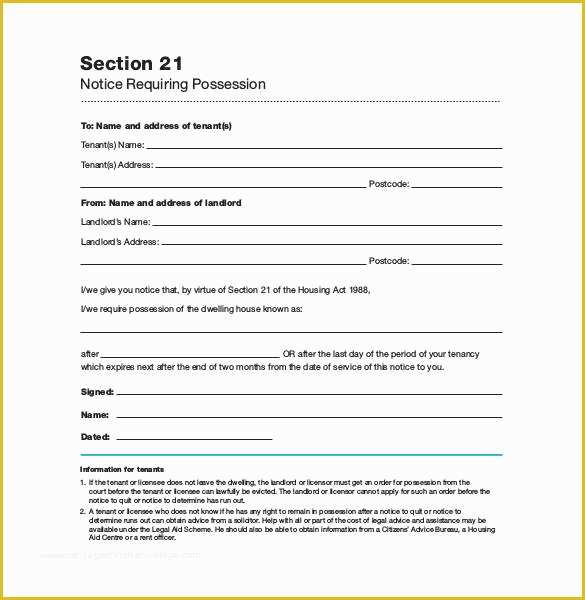 Free Eviction Notice Template Of 22 Sample Eviction Notice Templates Pdf Google Docs