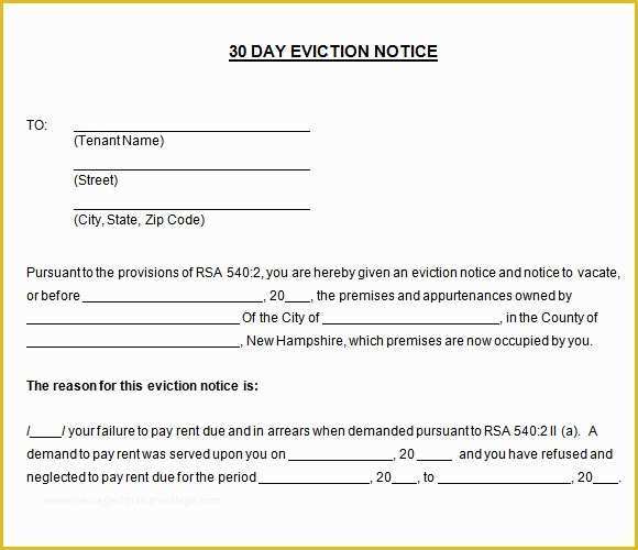 Free Eviction Notice Template Of 24 Free Eviction Notice Templates Excel Pdf formats