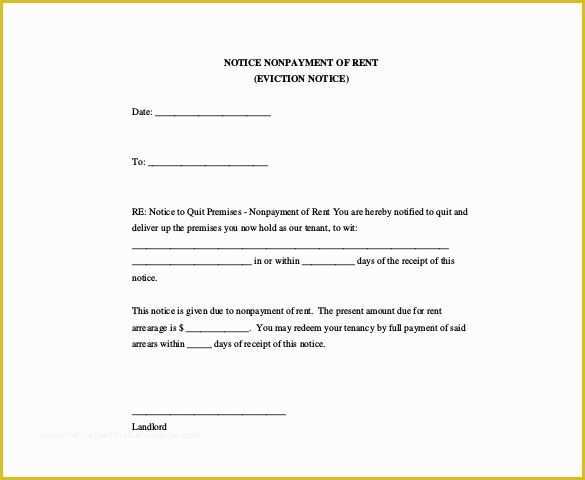 Free Eviction Notice Template Of 38 Eviction Notice Templates Pdf Google Docs Ms Word