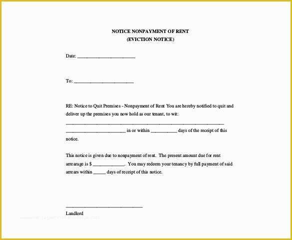 44 Free Eviction Notice Template