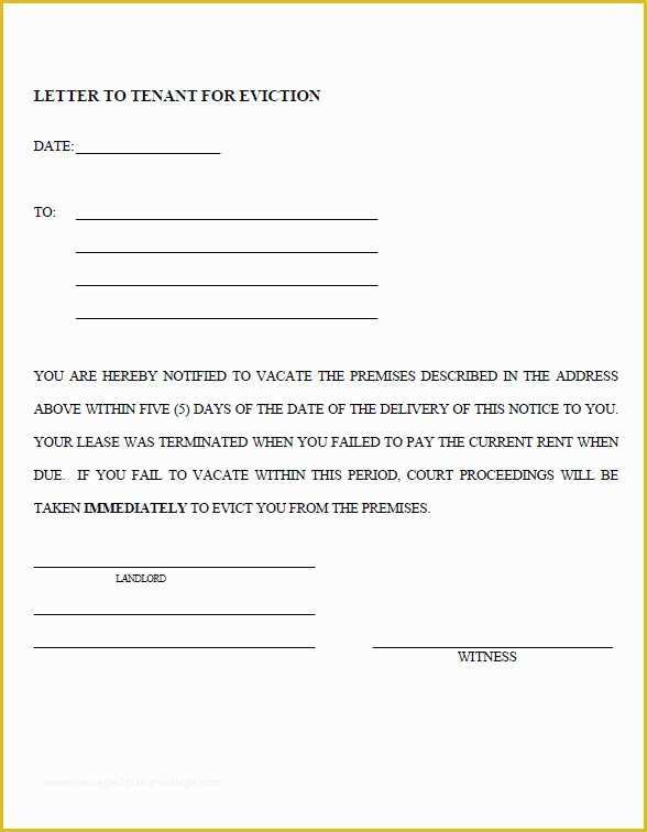 Free Eviction Notice Template Of 43 Eviction Notice Templates – Pdf Doc Apple Pages