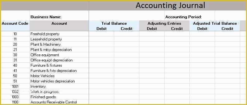 Free Excel Accounting Templates Download Of Free Accounting Templates In Excel