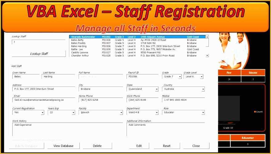 Free Excel Database Templates Of 10 Free Employee Database Template In Excel