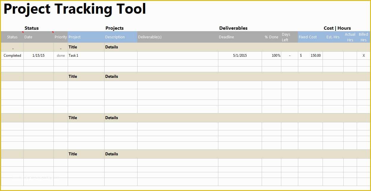 Free Excel Project Management Tracking Templates Of Excel Template Dashboard Free Task Tracking Spreadsheet