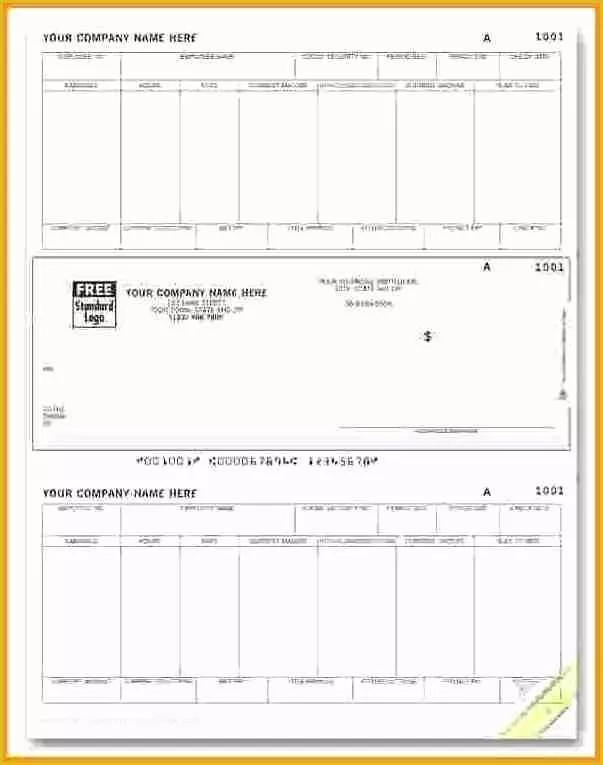 Free Fake Check Stubs Template Of 11 Free Fake Paycheck Stubs Templates