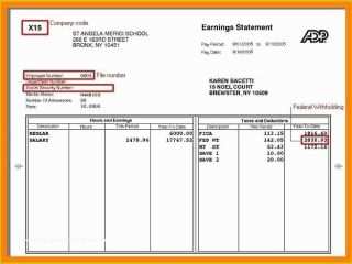 Free Fake Check Stubs Template Of Check Stub Templatesee Fillable Blank