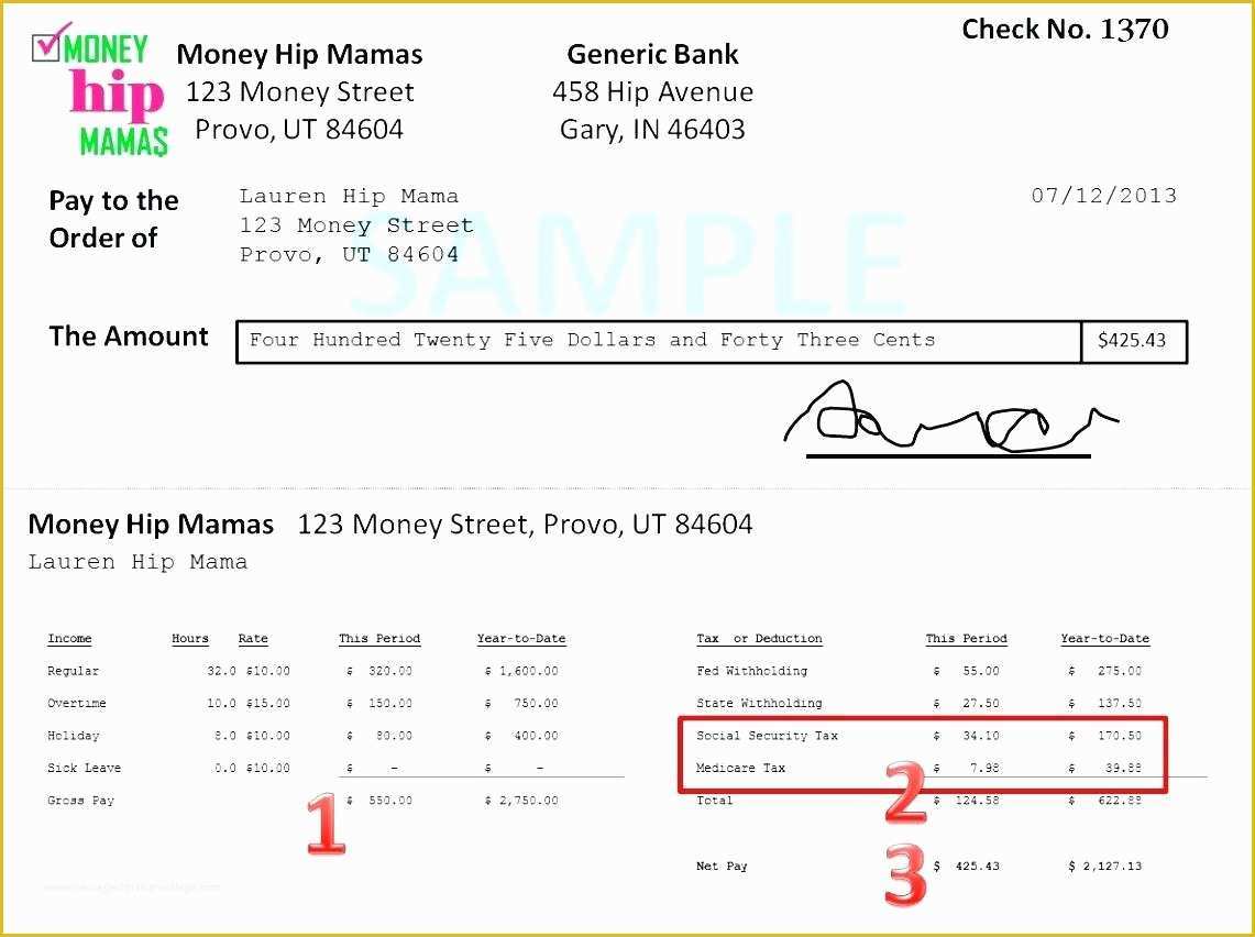 Free Fake Check Stubs Template Of Fake Check Stubs Template