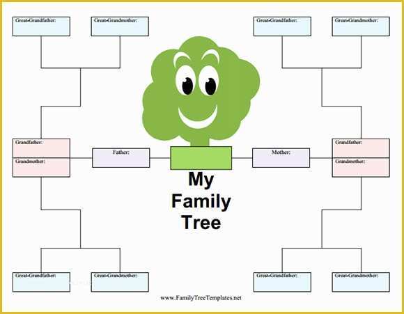 Free Family Tree with Siblings Template Of 53 Family Tree Templates