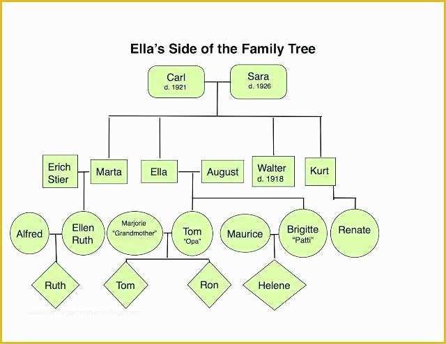 Free Family Tree with Siblings Template Of Extended Seven Generation Sample Family Tree Template Free