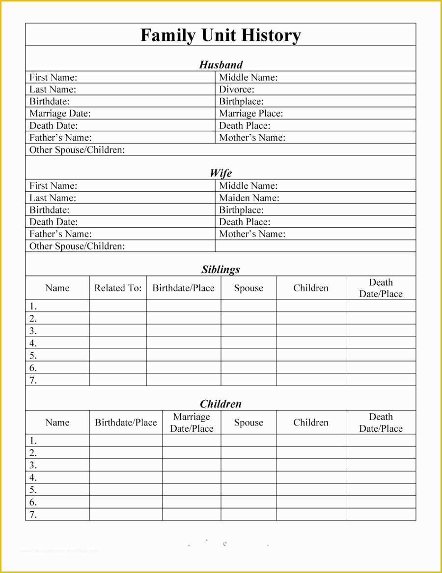 Free Family Tree with Siblings Template Of Free Printable Family Tree with Siblings Printable 360