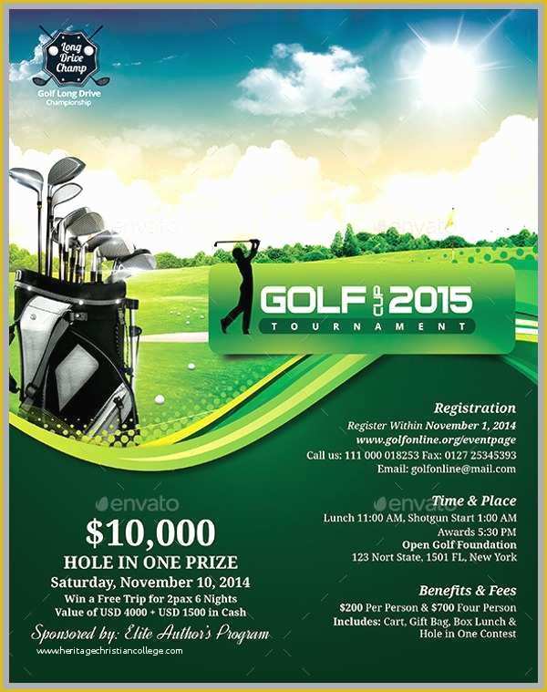 Free F&amp;i Menu Template Of Golf tournament Flyer Template Download Free Inspirational
