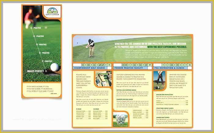 Free F&amp;i Menu Template Of Golf tournament Flyer Template Download Free Inspirational
